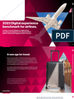 2023 Digital Experience Benchmark For Airlines Report