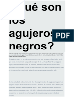 Agujeros Negros