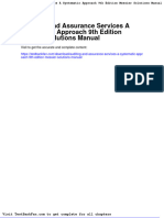 Dwnload Full Auditing and Assurance Services A Systematic Approach 9th Edition Messier Solutions Manual PDF