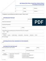 Ficha Cadastral Residencial Atualizada