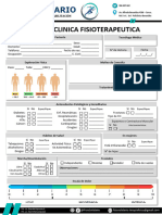 Historia Clínica Fisioterapia