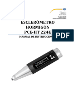 Manual Esclerometro Pce HT 224e v1