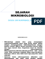 Bab I Sejarah Mikrobiologi