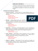 Geofísica - Resumo Geologia