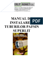 Manual de Instalare Tevi PAFSIN SRB RO