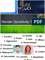 Gender Sensitivity