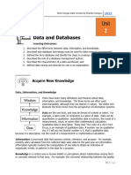 Unit 2 Data and Databases