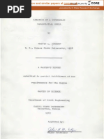 Analysis of Hyperbolic Shell