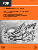 Fao Species Catalogue: Vol. 7. Clupeoid Fishes of The World