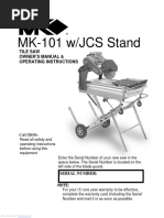 Manual MK Diamond Products MK-101 - ManualsBase - Com 2