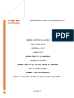 Actividad 1. Las Sociedades Mercantiles, El Contrato Social y El Capital Social y Contable