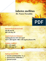 Diabetes Mellitus: Dr. Noura Noraddin