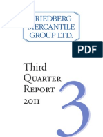 Friedberg Mercantile Quarterly Report Q3 2011