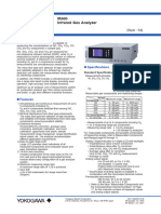 Yokogawa Series IR400 Infrared Gas Analyzer Datasheet