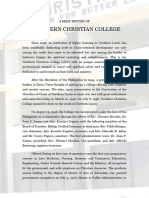 Brief History of Northern Christian College