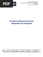 005 - Processus D'apurement - Déclaration de Change EB