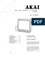 Akai ct-2158 2160 Chassis E4-A21 SM (ET)