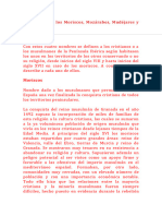 ¿Quiénes Eran Los Moriscos, Mozárabes, Mudéjares y Muladíes