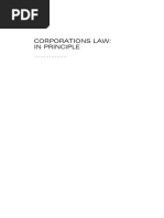 Corporations Law in Principle (AUS)