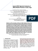 EEG Spectral Analysis of Shambhavi Yoga Practice