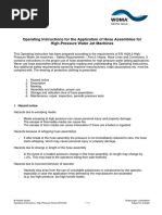 3 Operating Instructions High Pressure Hoses-0513-EN