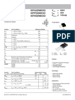 Ixfa22N65X2 Ixfp22N65X2 Ixfh22N65X2: V 650V I 22A X2-Class Hiperfet Power Mosfet