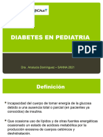 Diabetes en Pediatria: Dra - Analucía Domínguez - SANNA 2021