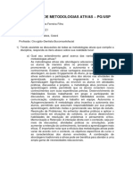 Avaliação Disciplina de Metodologias Ativas Josfran