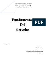 Trabajo de Fundamentos Del Derecho