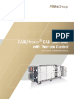 FG CAIRfricostar Manual CAU Controller Controls-Commissioning-Technical UN