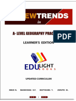 A'Level Geography Practicals (New Trends)