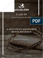 Licao 8 - A Lei Revela Jesus Cristo