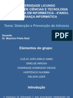 Deteccao e Prevencao de Intrusos - 122655