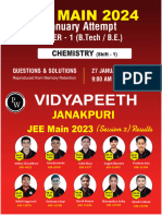 Jee Main 27 Jan 2024 Shift 1 Chemistry Memory Base 240127 192249