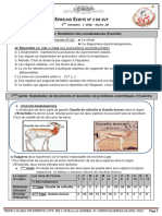 Devoir 2 Modele 11 SVT TC Semestre 1