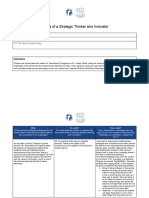 Assignment 2 Analysis of A Strategic Thinker and Innovator