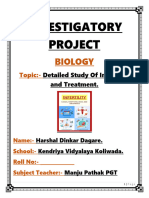 Biology Investigatory Project