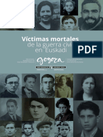 Informe Victimas Mortales Guerra Civil Euskadi