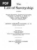 Law of Suretyship Cook 1922