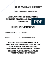 Public Version-Initiation Report Ceramics