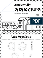 Cuadernillo de Inicio A La Lectura