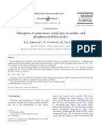 Adebowale, Unuabonah, Olu-Owolabi - 2005 - Adsorption of Some Heavy Metal Ions On Sulfate - and Phosphate-Modified Kaolin