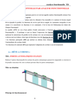 Conception Mécanique - Analyse Fonctionnelle TD