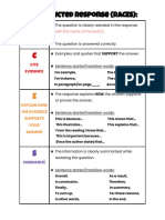 Constructed Response (RACES)