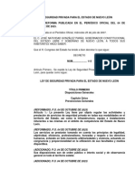 Ley de Seguridad Privada para El Estado de Nuevo Leon