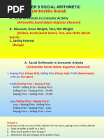 Chapter 5 Social Arithmetic (Aritmatika Sosial)