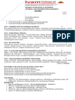 CME355 - Material Handling and Solid Processing Equipment Syllabus