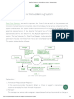 Data Flow Diagram For Online Banking System