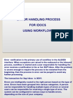 IDoc Error Handling Using Workflow