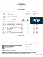 Tarlac State University: Code Remarks Subject Title Final Grade Credit Units Class Section RE-Exam